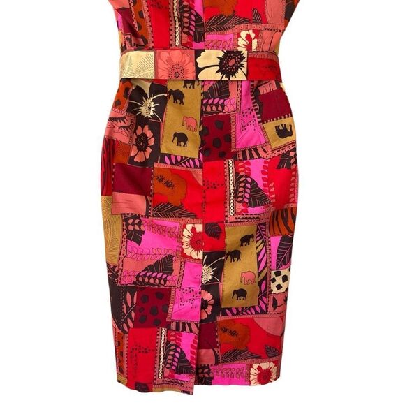 Russell Kemp Patchwork Animal Safari Print Dress - Picture 11 of 12